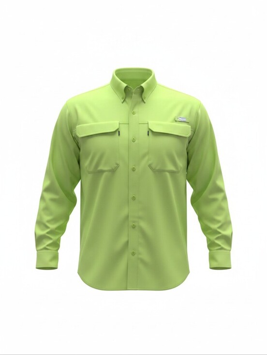 Mojo Other - Mojo Preformace Fishing Light Green Button-Up Shirt, Lightweighr, SPF, Outdoor